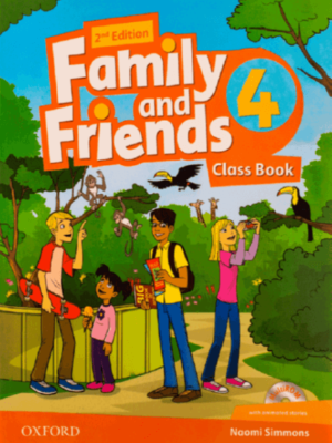 AMERICAN FAMILY AND FRIENDS 2ND 4 SB+WB+CD+DVD